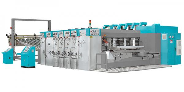 Máy in flexo tốc độ cao bổ chạp bế tròn