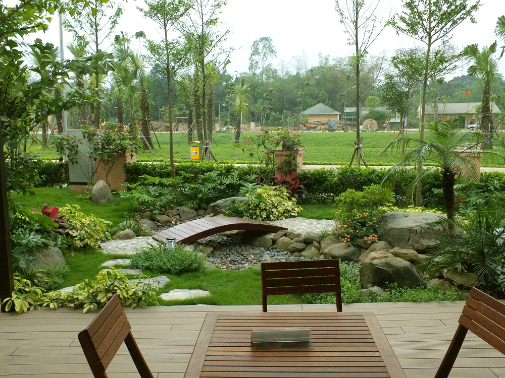 Thi công sân vườn biệt thự - Công Ty Cổ Phần Kiến Trúc Phong Cảnh Việt Nam