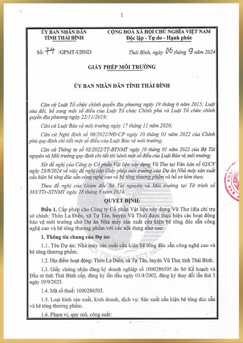 Giấy phép môi trường