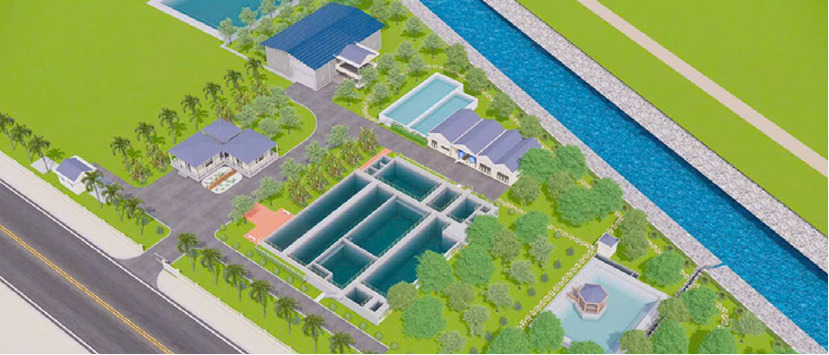 Nhà máy xử lý nước thải khu công nghiệp Hải Long