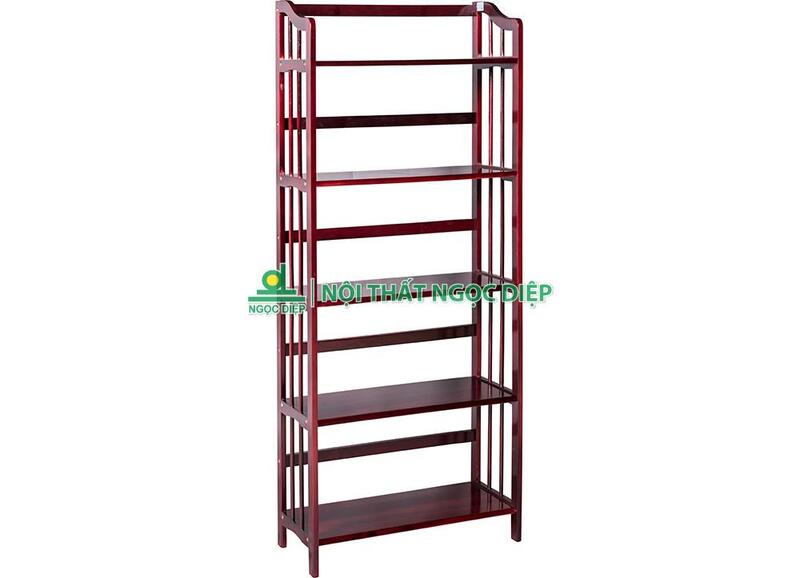 Giá sách gỗ tự nhiên TGS105 - Nội Thất Ngọc Diệp - Công Ty TNHH Thương Mại Và Sản Xuất Ngọc Diệp