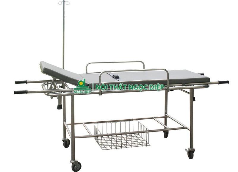 Xe đẩy - Cáng bệnh nhân  XDC01-CBN01 - Nội Thất Ngọc Diệp - Công Ty TNHH Thương Mại Và Sản Xuất Ngọc Diệp
