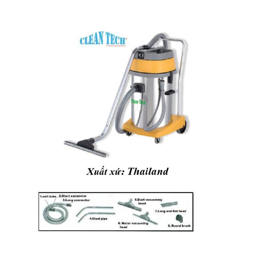 Máy hút bụi nước Cleantech - Thiết Bị Vệ Sinh Hoàng Gia - Công Ty TNHH Đầu Tư Thương Mại Dịch Vụ Hoàng Gia