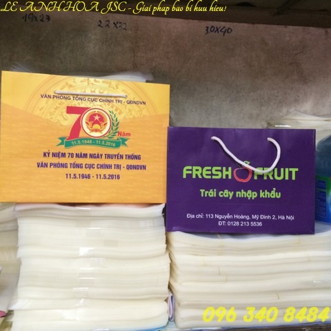 In bao bì các loại - Bao Bì Lê ánh Hoa - Công Ty TNHH Sản Xuất Thương Mại Và Dịch Vụ Lê ánh Hoa