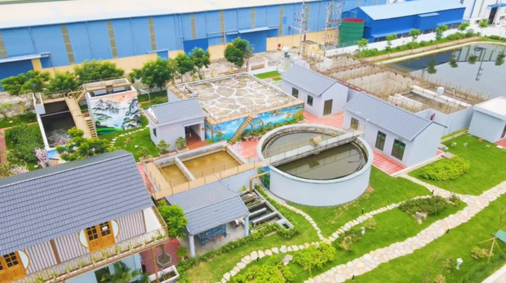 Hệ thống XLNT KCN Nam Cầu Kiền công suất 1000 m3/ngày đêm