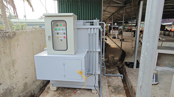 HTXL nước thải chợ Cầu Quan, Nông Cống, Thanh Hoá
