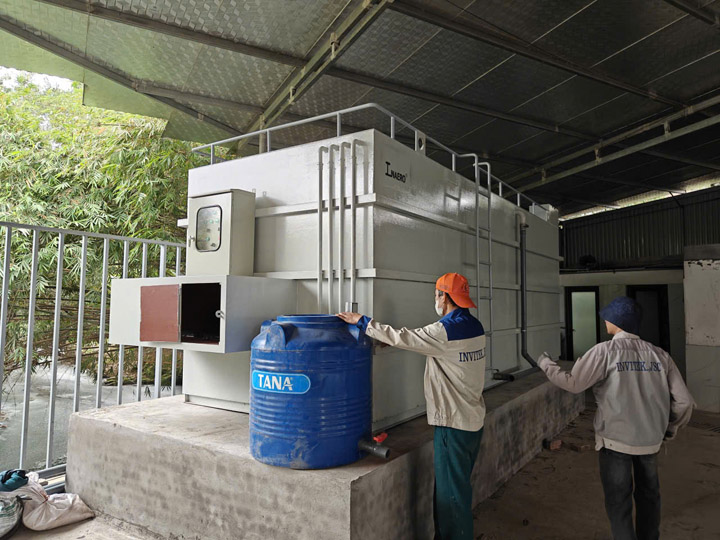 Hệ thống XLNT sản xuất nông sản tại Công ty Phú Vinh