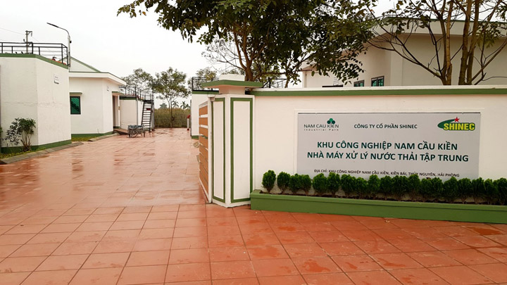 Trạm XLNT KCN Nam Cầu Kiền công suất 2000m3