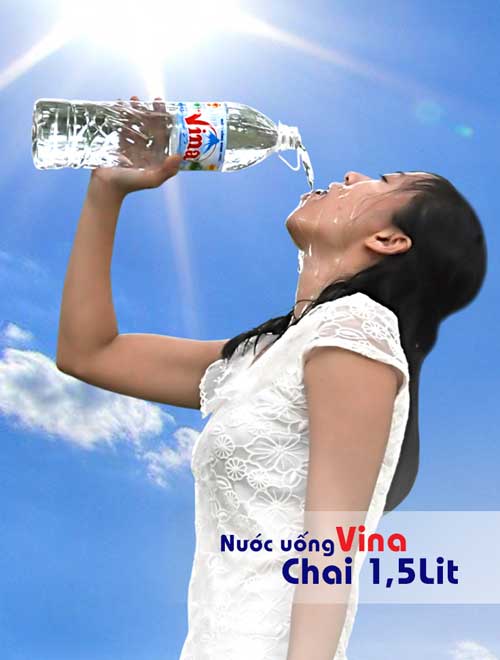 Nước uống Vina đóng chai 1.5L