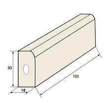Bó vỉa vuông bê tông KT 18x30x100 - Bê Tông Minh Long - Công Ty Cổ Phần Đầu Tư Xây Dựng Thương Mại Minh Long