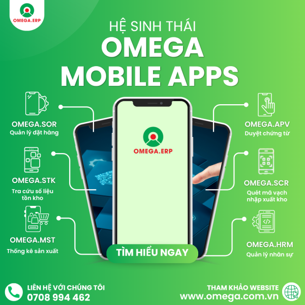 Hệ sinh thái Omega Mobile Apps - Công Ty TNHH Công nghệ Và Giải Pháp Omega