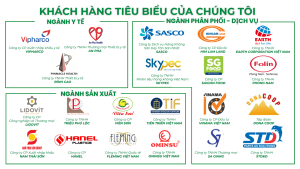 Khách hàng tiêu biểu của Omega - Công Ty TNHH Công nghệ Và Giải Pháp Omega