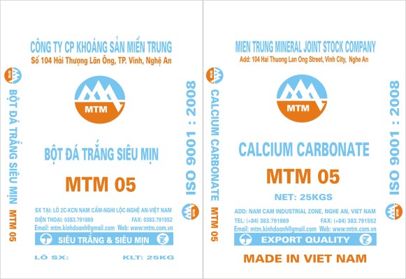 MTM05 - Bột Đá Trắng MTM - Công Ty CP Khoáng Sản Miền Trung