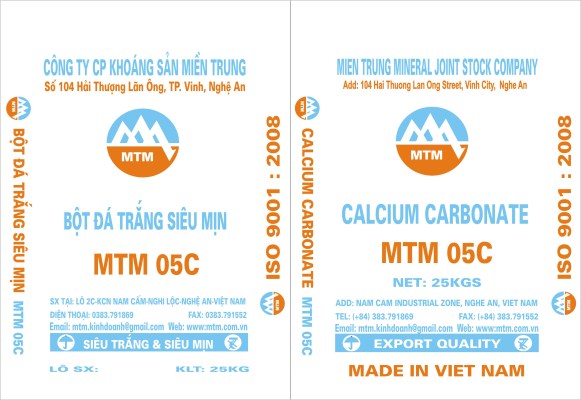 MTM05C - Bột Đá Trắng MTM - Công Ty CP Khoáng Sản Miền Trung