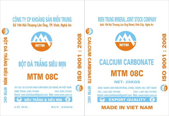 MTM08C - Bột Đá Trắng MTM - Công Ty CP Khoáng Sản Miền Trung