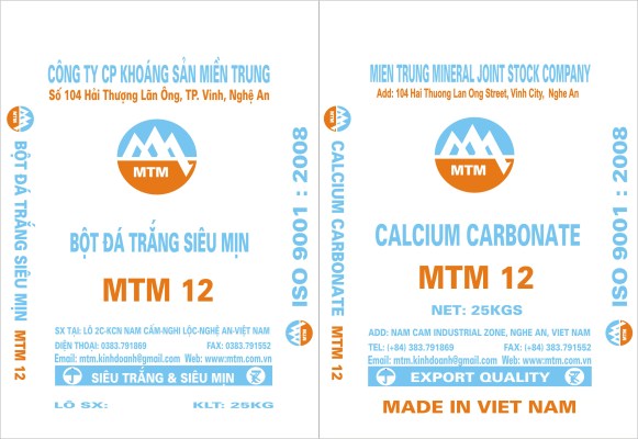 MTM12 - Bột Đá Trắng MTM - Công Ty CP Khoáng Sản Miền Trung