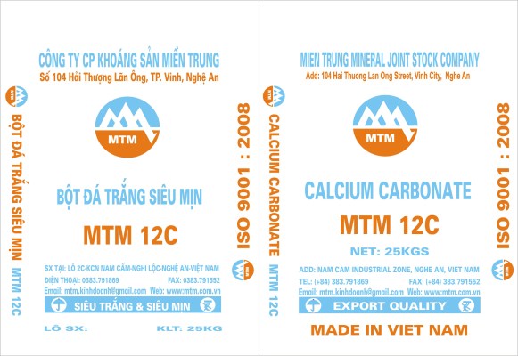 MTM12C - Bột Đá Trắng MTM - Công Ty CP Khoáng Sản Miền Trung