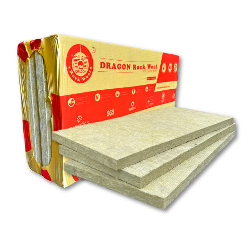 Bông tấm kháng nước (DRM) Dragon Rockwool A60