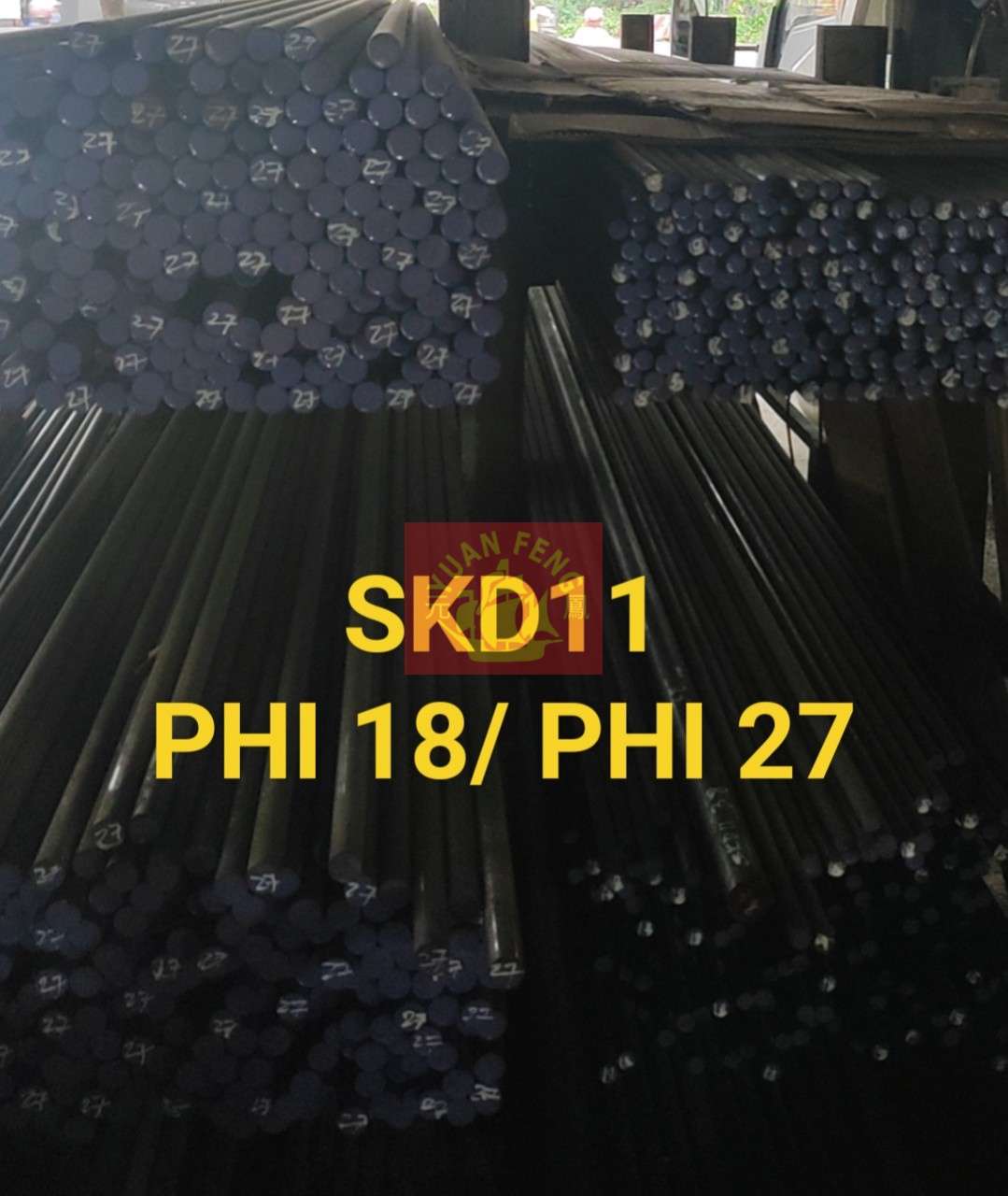 SKD11/ phi 18/ phi 27 - Thép Khuôn Mẫu Nguyên Phượng - Công Ty TNHH MTV SXTM Thép Khuôn Mẫu Nguyên Phượng
