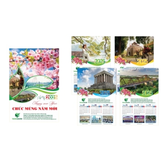 Lịch treo tường nhiều tờ gáy lò xo giá rẻ - Văn Phòng Phẩm Ba Nhất - Công Ty TNHH Văn Phòng Phẩm Ba Nhất