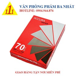 Giấy A4 - Văn Phòng Phẩm Ba Nhất - Công Ty TNHH Văn Phòng Phẩm Ba Nhất