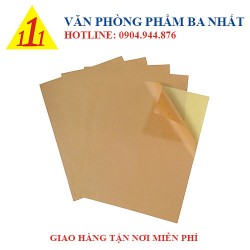 Giấy decal da bò - Văn Phòng Phẩm Ba Nhất - Công Ty TNHH Văn Phòng Phẩm Ba Nhất