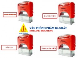 Khắc dấu 1 dòng - Văn Phòng Phẩm Ba Nhất - Công Ty TNHH Văn Phòng Phẩm Ba Nhất