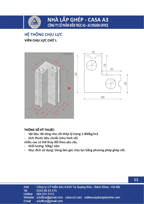 Hệ thống chịu lực - Tư Vấn Thiết Kế Và Thi Công Xây Dựng A3 - Công Ty Cổ Phần Kiến Trúc A3