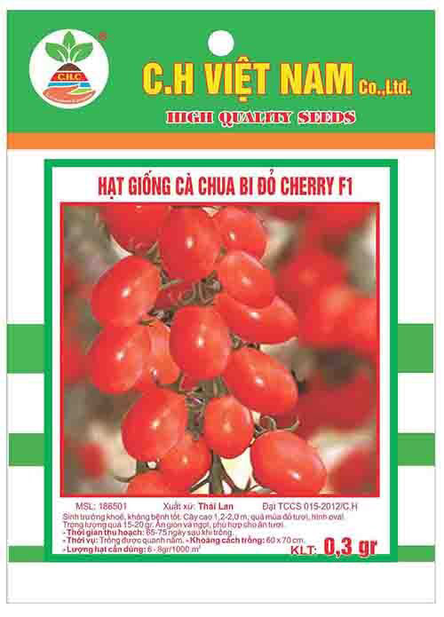 Hạt giống cà chua bi đỏ cherry F1 - Hạt Giống Cây Trồng C.H Việt Nam - Công Ty TNHH C.H Việt Nam