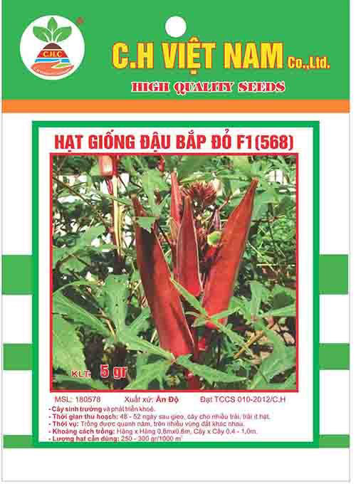 Hạt giống đậu bắp đỏ F1 - Hạt Giống Cây Trồng C.H Việt Nam - Công Ty TNHH C.H Việt Nam