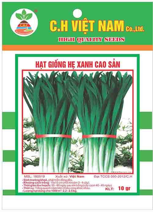 Hạt giống hẹ xanh cao sản - Hạt Giống Cây Trồng C.H Việt Nam - Công Ty TNHH C.H Việt Nam