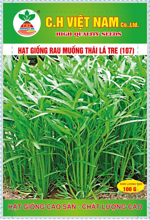 Hạt giống rau muống thái lá tre - Hạt Giống Cây Trồng C.H Việt Nam - Công Ty TNHH C.H Việt Nam