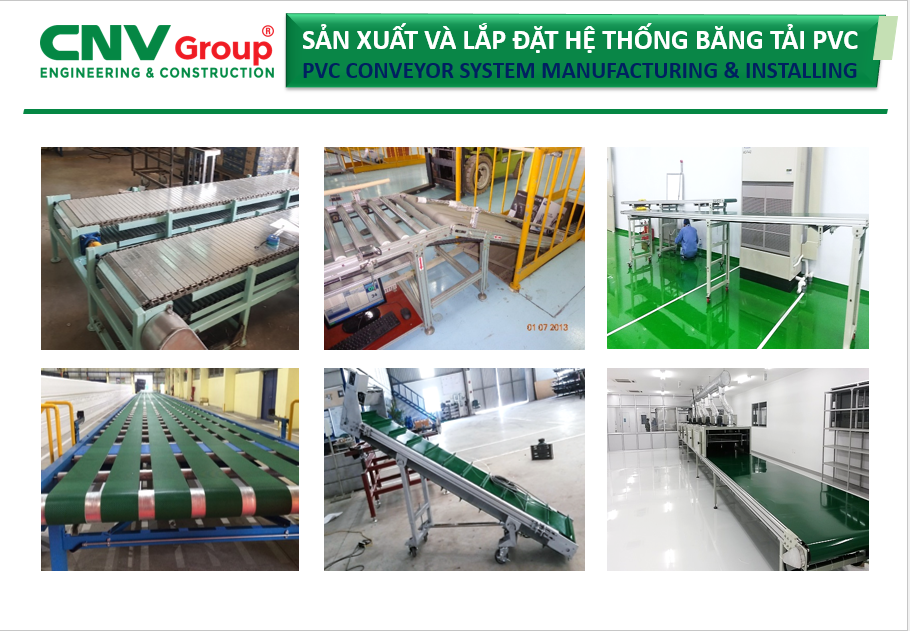 Sản xuất và lắp đặt băng tải