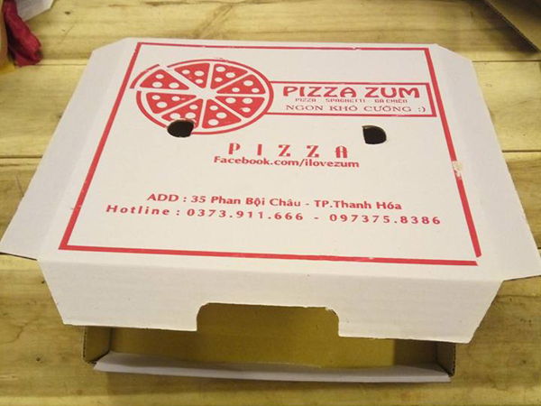 Vỏ hộp đựng bánh pizza