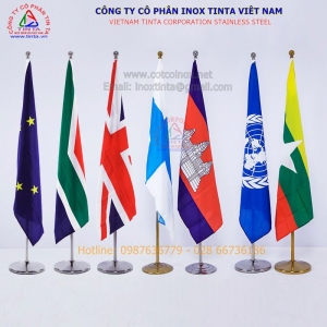 Cột cờ inox văn phòng - Công Ty Cổ Phần Inox TinTa Việt Nam