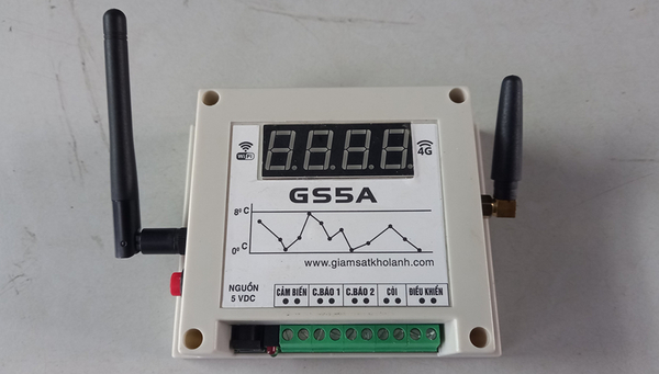 Thiết bị giám sát nhiệt độ Model-GS5A - Cơ Điện Lạnh Hà Nội - Công Ty TNHH Dịch Vụ Công Nghệ Số 1 Việt Nam