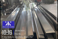 Gia công máng xối inox