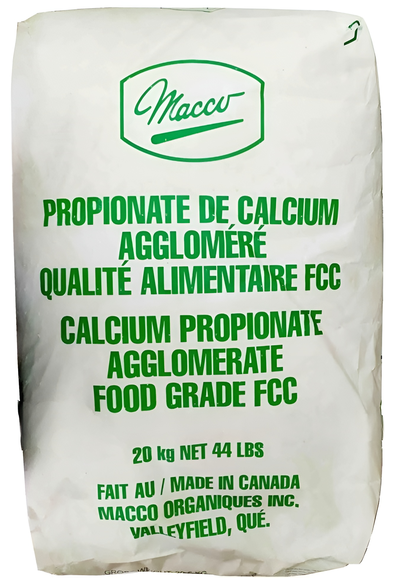 Calcium propanoate, 25kg/Bao Cannada - Công Ty TNHH Lý Trường Thành