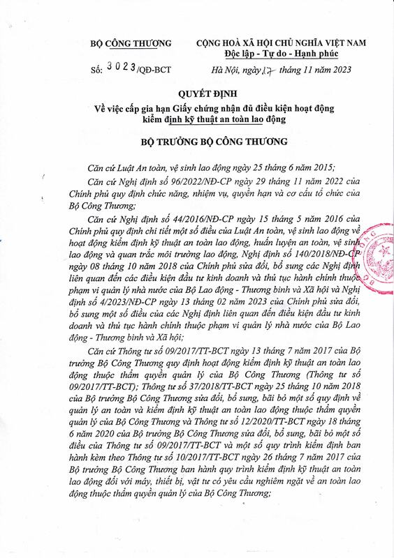Bộ công thương SIE