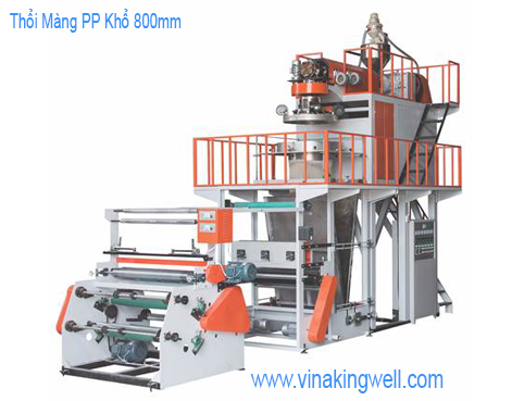 Máy thổi màng PP khổ 800 - Máy Sản Xuất Nhựa KINGWELL - Công Ty TNHH KINGWELL Việt Nam