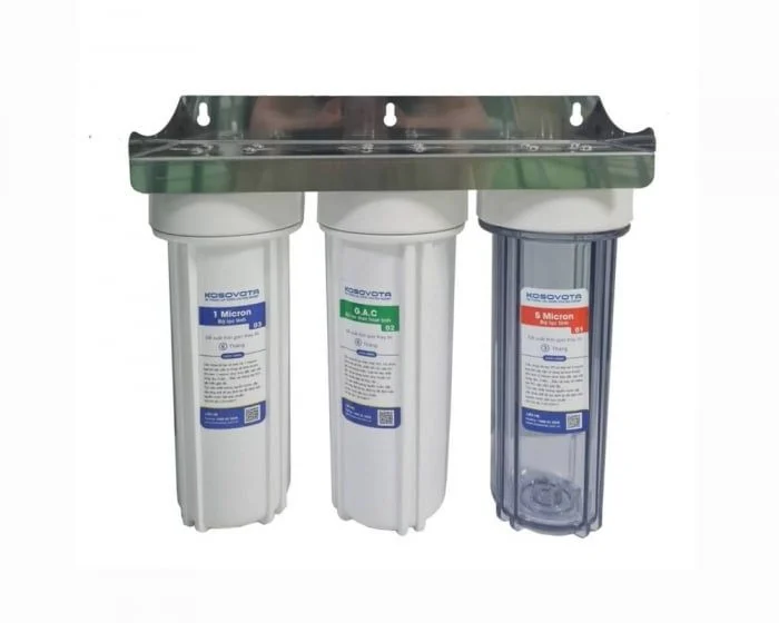 Bộ lọc nước sinh hoạt 3 cấp 10inch lọc zen 21 Kosovota - Kosovota - Hệ Thống Lọc Nước - Công Ty TNHH Một Thành Viên Sản Xuất, Dịch vụ Và Thương Mại Minh Thư