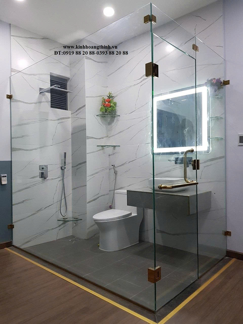 Phòng tắm kính - Hộ Kinh Doanh Cơ Sở Nhôm Kính Hoàng Thịnh