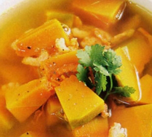 Canh bí đỏ