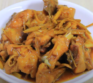Gà kho gừng