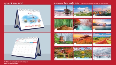 In lịch để bàn - In ấn Sáng Tạo - Công Ty TNHH Thiết Kế Tạo Mẫu & In ấn Sáng Tạo