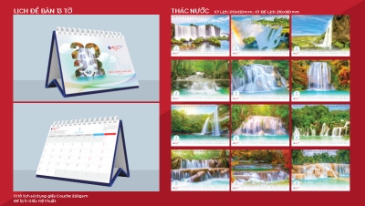 In lịch để bàn - In ấn Sáng Tạo - Công Ty TNHH Thiết Kế Tạo Mẫu & In ấn Sáng Tạo