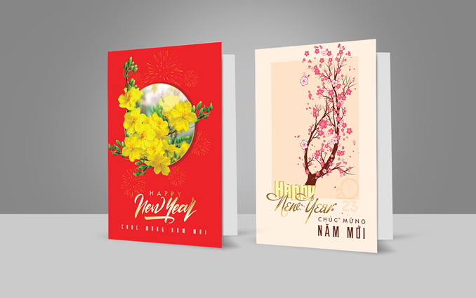 In thiệp năm mới - In ấn Sáng Tạo - Công Ty TNHH Thiết Kế Tạo Mẫu & In ấn Sáng Tạo