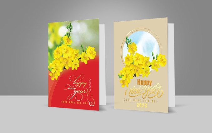 In thiệp năm mới - In ấn Sáng Tạo - Công Ty TNHH Thiết Kế Tạo Mẫu & In ấn Sáng Tạo