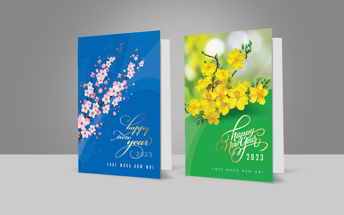 In thiệp năm mới - In ấn Sáng Tạo - Công Ty TNHH Thiết Kế Tạo Mẫu & In ấn Sáng Tạo