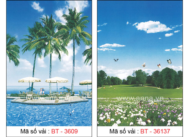 Màn cuốn tranh phong cảnh - Mành Rèm An Na Khang - Công Ty TNHH MTV An Na Khang